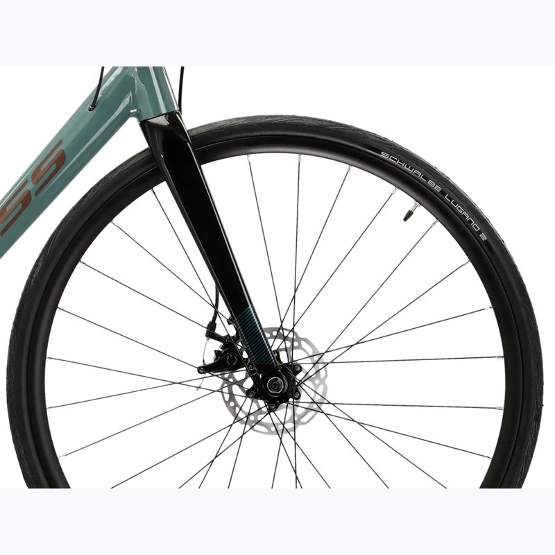 Plento dviratis KROSS Vento 4.0 Green/Burgundy/Gloss 8