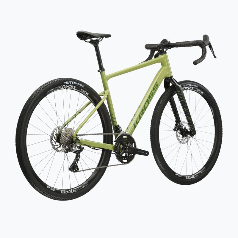 Gravel dviratis KROSS Esker 6.0 2024 khaki/green/gloss 3