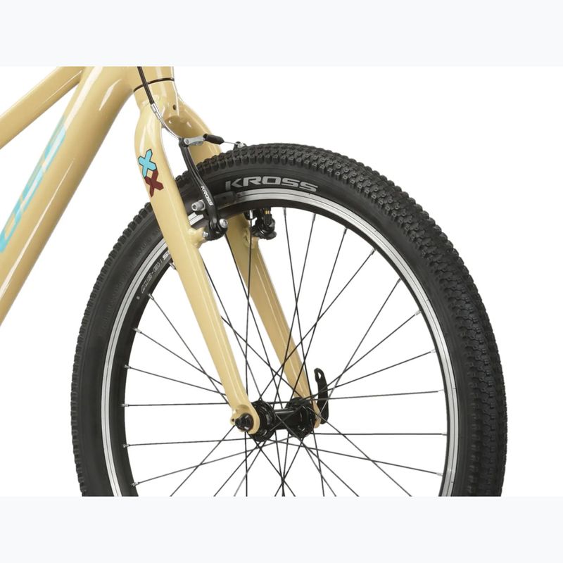 Vaikiškas dviratis KROSS Level Jr 1.0 beige/red/gloss 5