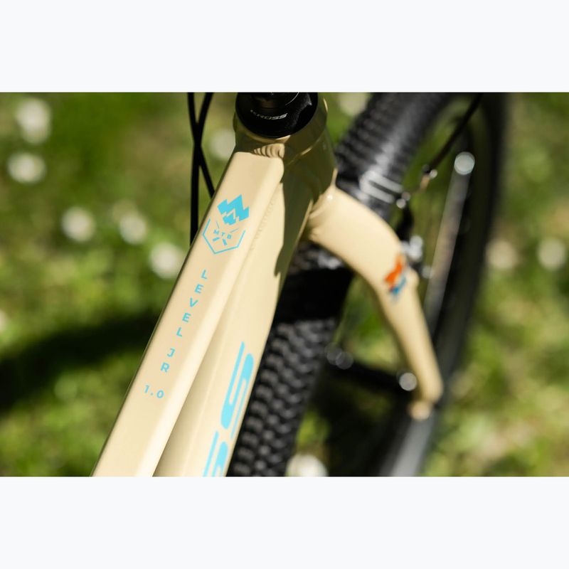 Vaikiškas dviratis KROSS Level Jr 1.0 beige/red/gloss 15
