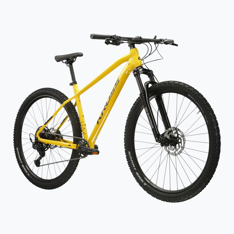 Kalnų dviratis KROSS Level 4.0 yellow/black/gloss 2