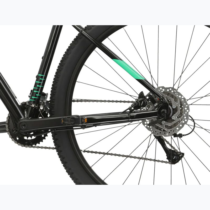 Kalnų dviratis KROSS Level 1.0 black/green/gloss 10