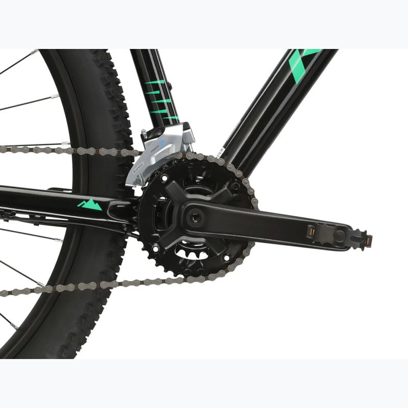 Kalnų dviratis KROSS Level 1.0 black/green/gloss 13