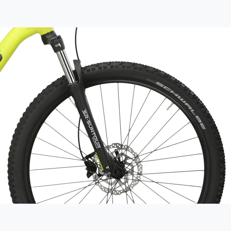 Kalnų dviratis KROSS Level 1.0 lime/black/matte 6