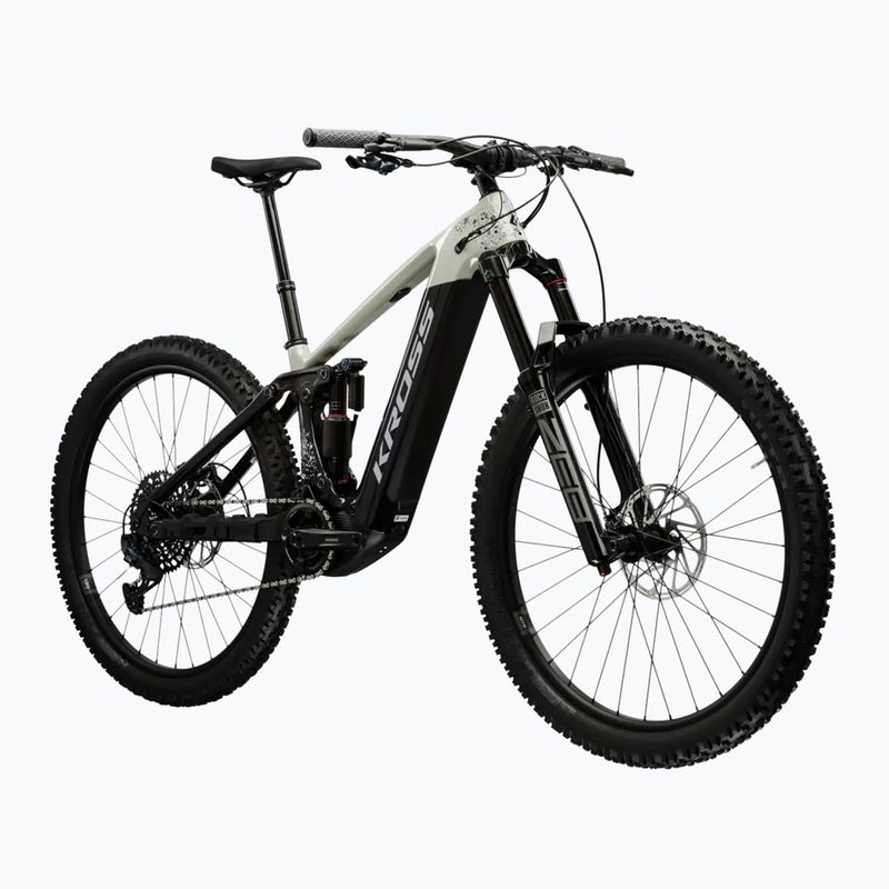 Vyriškas elektrinis dviratis KROSS Moon Boost 1.0 el. 630 Wh grey/black/gloss 2