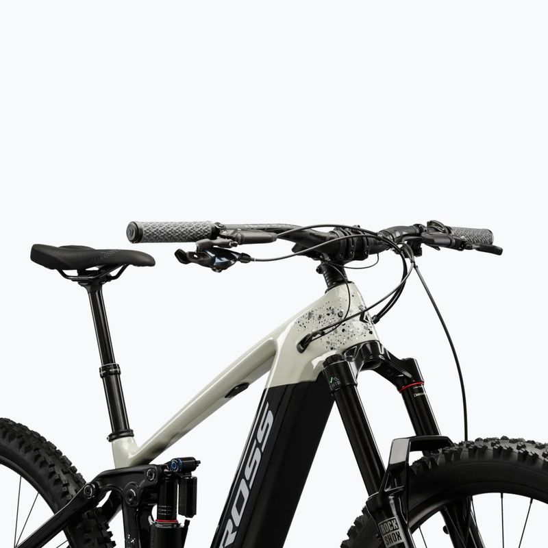 Vyriškas elektrinis dviratis KROSS Moon Boost 1.0 el. 630 Wh grey/black/gloss 4