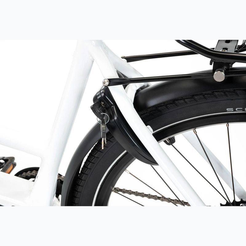 Elektrinis dviratis KROSS E-Cargo Space Platform el. white/black/gloss 16
