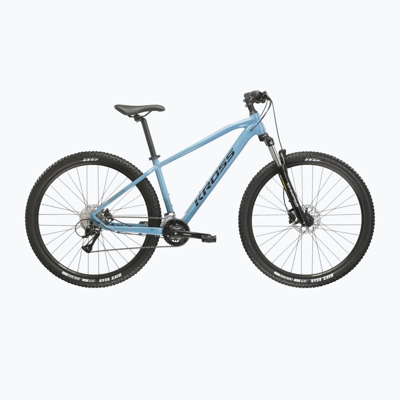 Kalnų dviratis KROSS Hexagon 4.0 27,5" 2024 blue/black/gloss