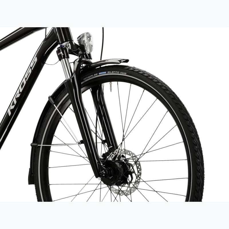 Vyriškas žygio dviratis KROSS Trans 7.0 Bg black/grey/gloss 5