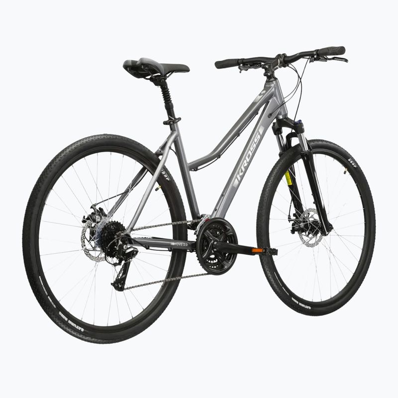 Moteriškas miesto dviratis KROSS Move 2.0 In graphite/silver/gloss 3