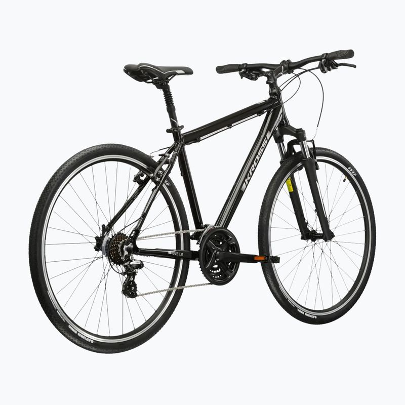 Vyriškas miesto dviratis KROSS Move 1.0 black/silver/gloss 3