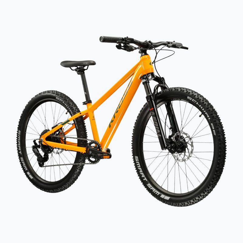 Vaikiškas dviratis KROSS Level Jr 4.0 orange/green/gloss 2