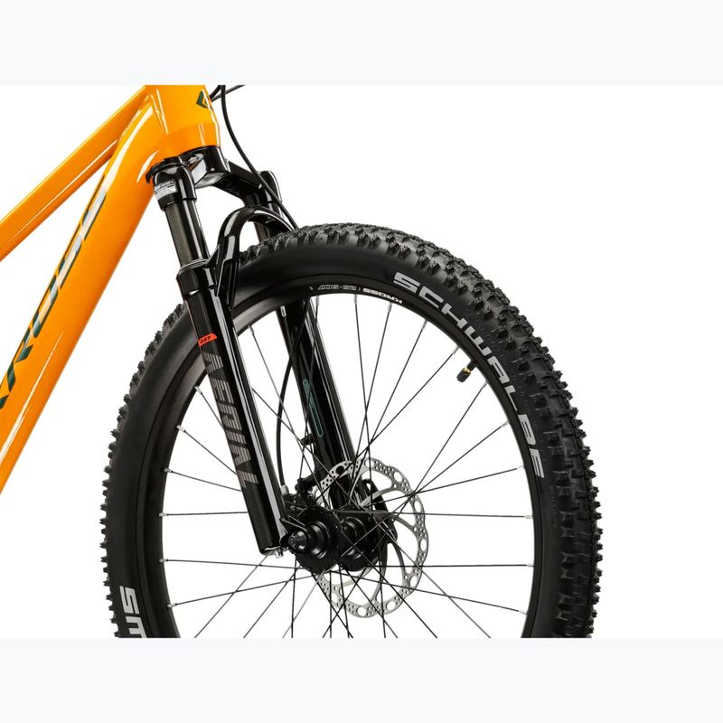 Vaikiškas dviratis KROSS Level Jr 4.0 orange/green/gloss 5