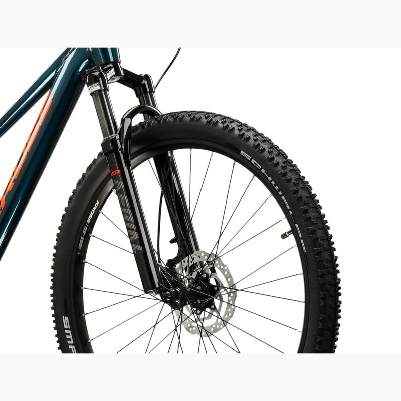 Vaikiškas dviratis KROSS Level Jr 5.0 turquoise/orange/gloss 5