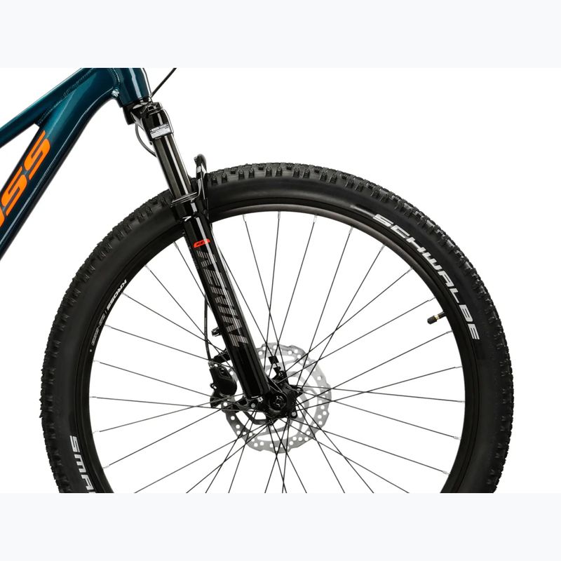 Vaikiškas dviratis KROSS Level Jr 5.0 turquoise/orange/gloss 6