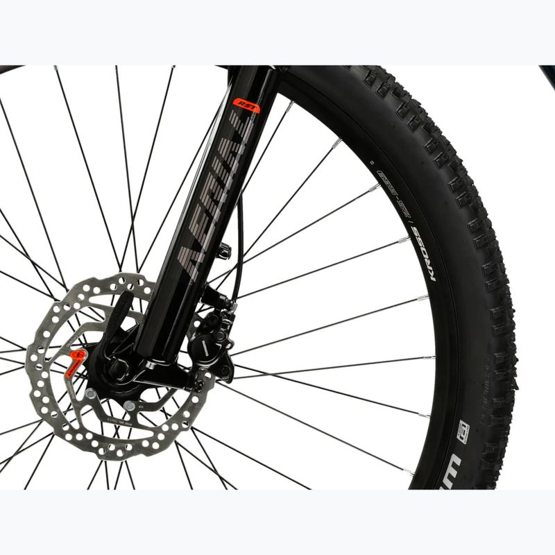 Jaunimo dviratis KROSS Level Jr 5.0 turquoise/orange/gloss 7