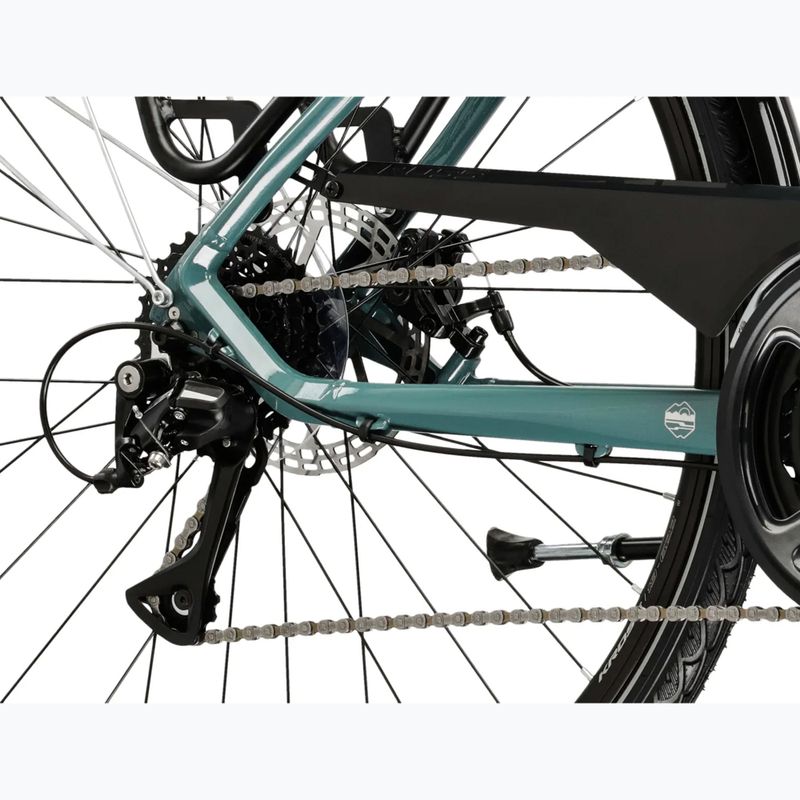 Vyriškas žygio dviratis KROSS Trans 3.0 green/silver/gloss 8