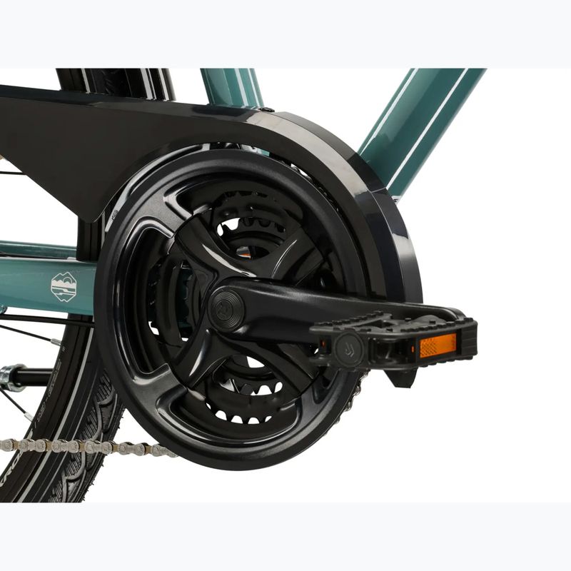Vyriškas žygio dviratis KROSS Trans 3.0 green/silver/gloss 9