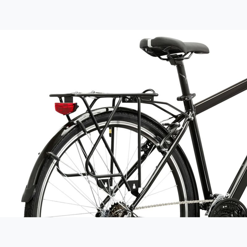 Vyriškas žygio dviratis KROSS Trans 1.0 black/silver/gloss 10