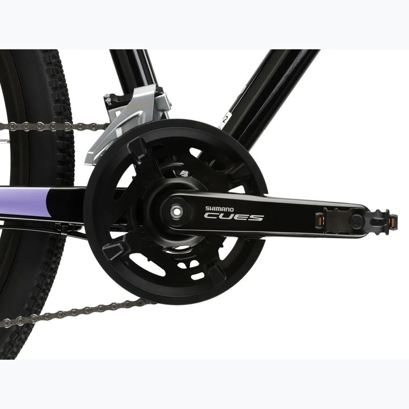 Moteriškas krosinis dviratis KROSS Evado 7.0 In black/purple/gloss 10