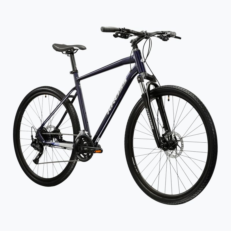 Kroso dviratis KROSS Evado 5.0 navy/silver/gloss 2