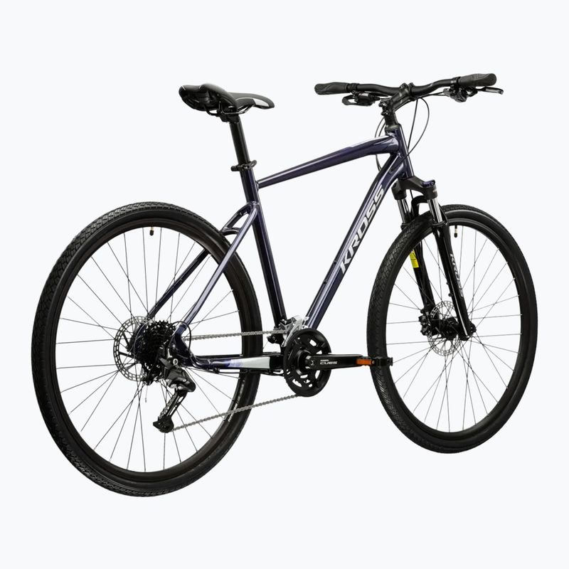 Kroso dviratis KROSS Evado 5.0 navy/silver/gloss 3