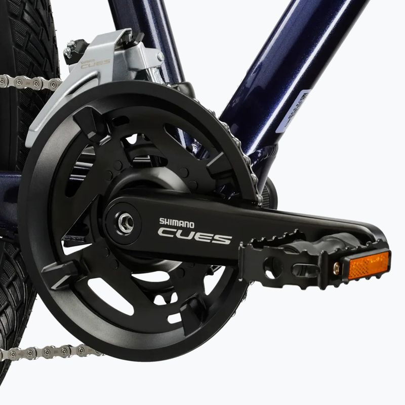 Kroso dviratis KROSS Evado 5.0 navy/silver/gloss 9