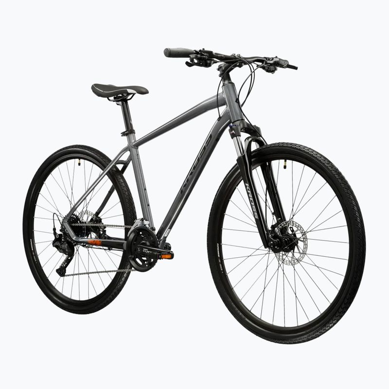 Kroso dviratis KROSS Evado 5.0 grey/black/gloss 2