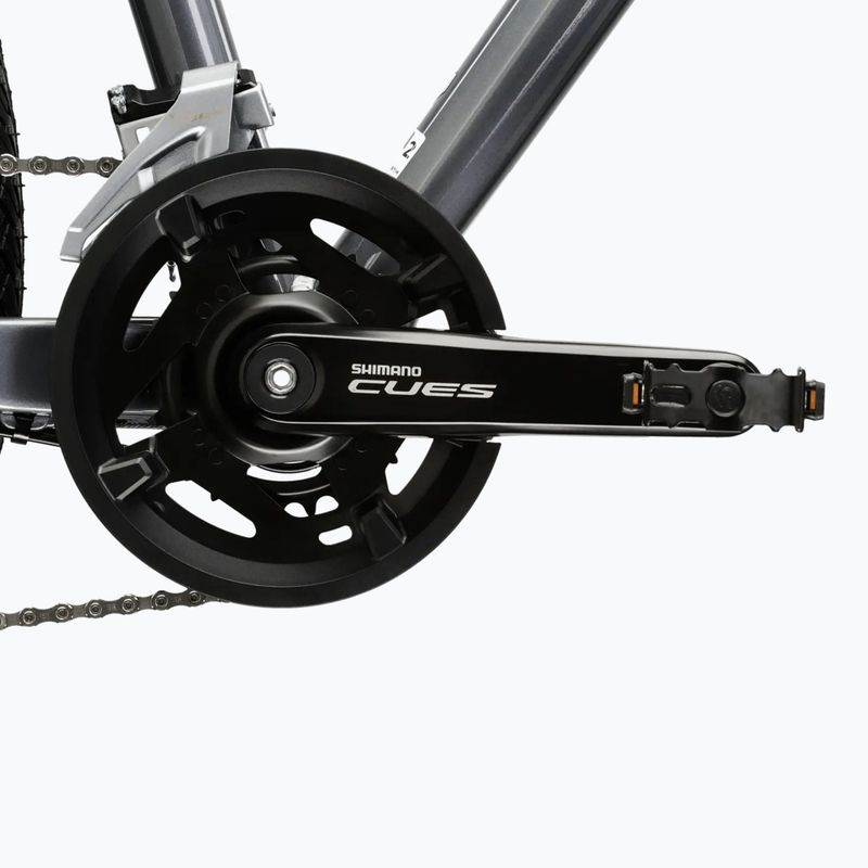 Kroso dviratis KROSS Evado 5.0 grey/black/gloss 9