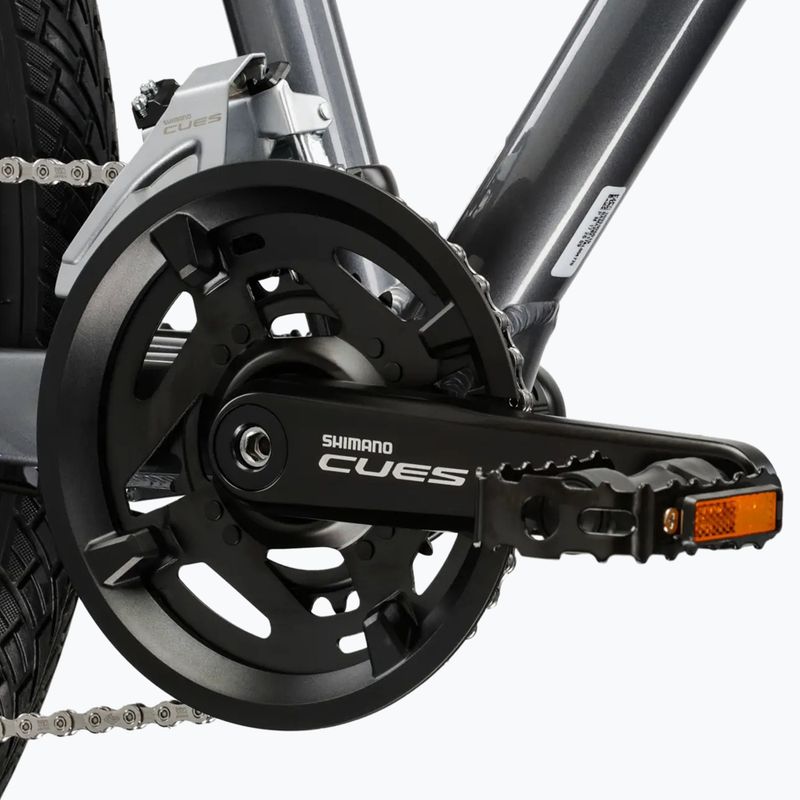 Moteriškas krosinis dviratis KROSS Evado 5.0 In grey/blue/gloss 9