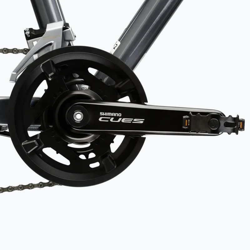 Moteriškas krosinis dviratis KROSS Evado 5.0 In grey/blue/gloss 10