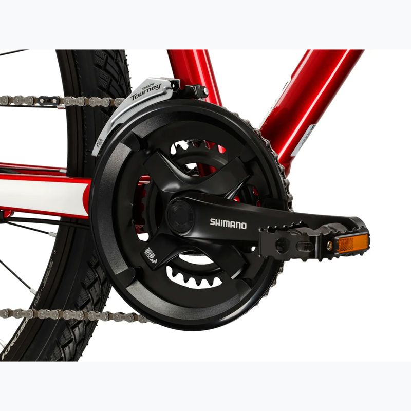 Kroso dviratis KROSS Evado 4.0 burgundy/white 9