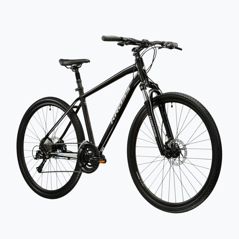 Kroso dviratis KROSS Evado 4.0 black/silver 2