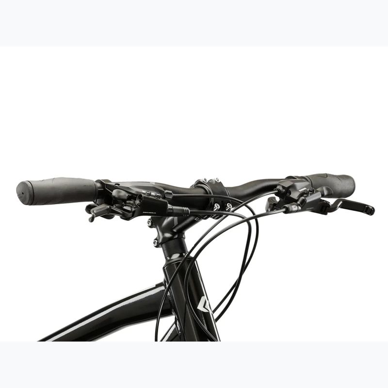 Kroso dviratis KROSS Evado 4.0 black/silver 4