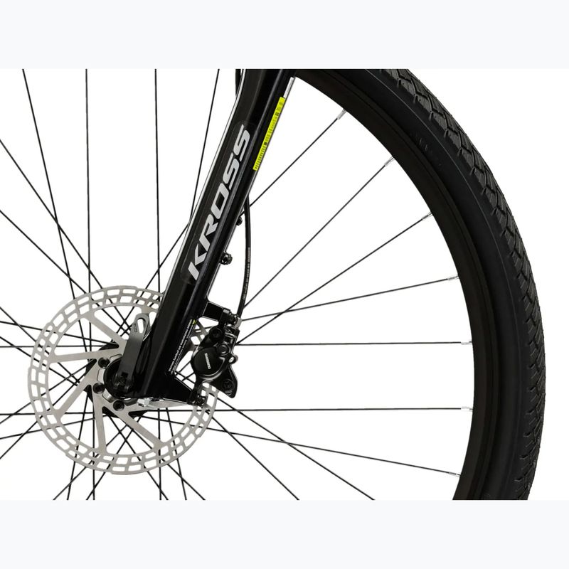 Kroso dviratis KROSS Evado 4.0 black/silver 7