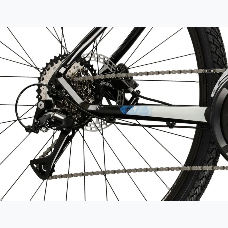 Kroso dviratis KROSS Evado 4.0 black/silver 8
