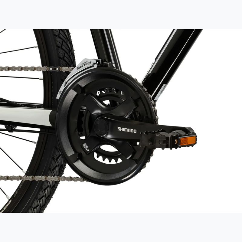 Kroso dviratis KROSS Evado 4.0 black/silver 9