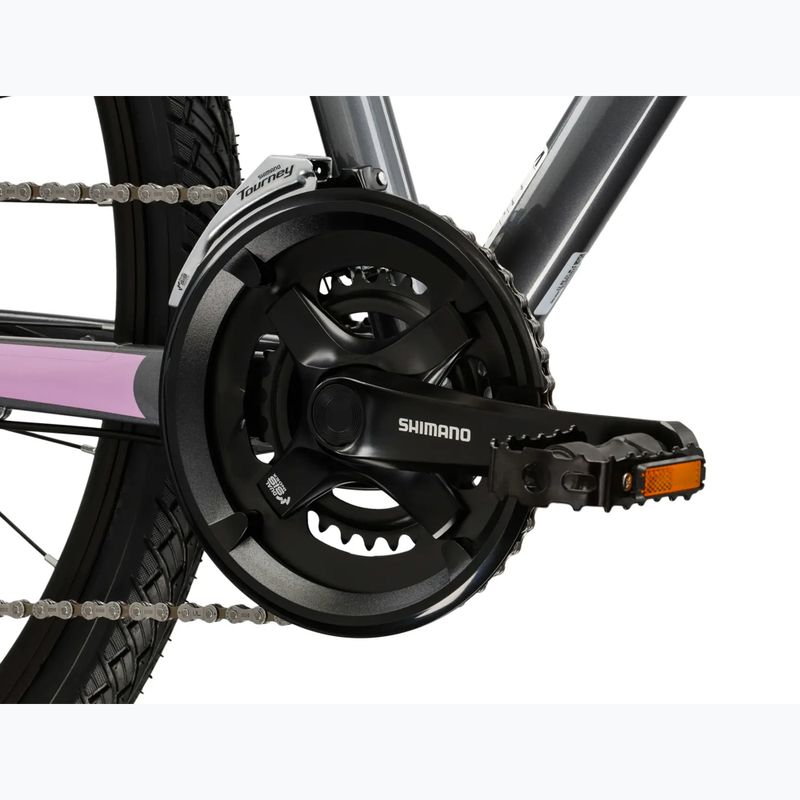 Moteriškas krosinis dviratis KROSS Evado 4.0 In grey/pink/gloss 9