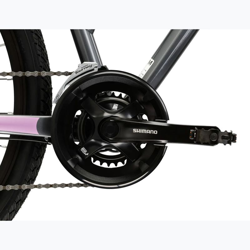 Moteriškas krosinis dviratis KROSS Evado 4.0 In grey/pink/gloss 10