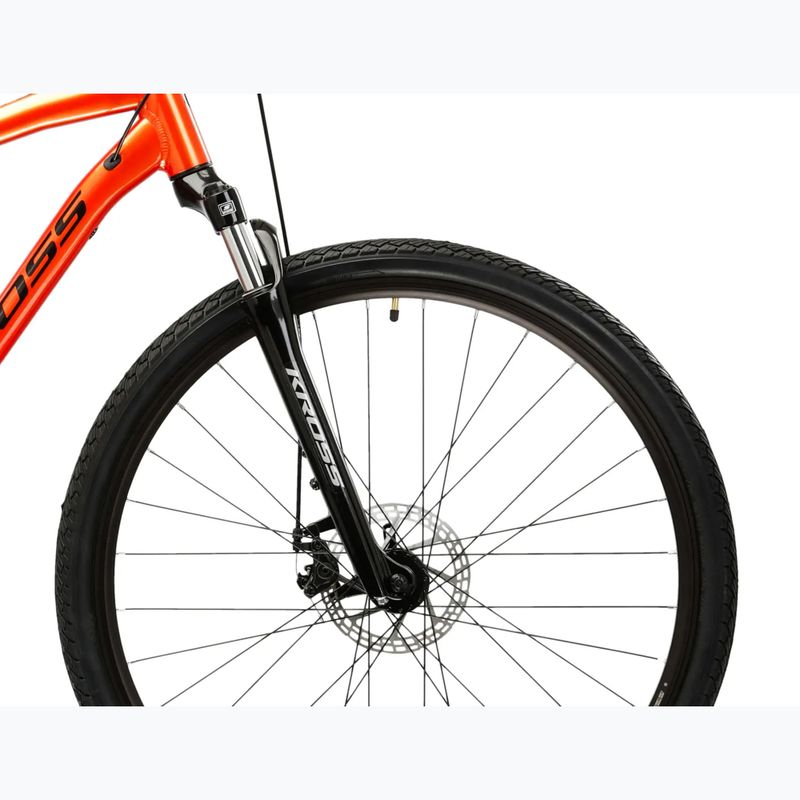 Kroso dviratis KROSS Evado 3.0 orange/black/gloss 6