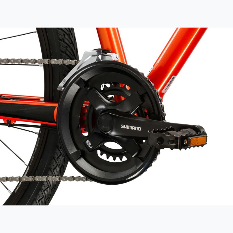 Kroso dviratis KROSS Evado 3.0 orange/black/gloss 9