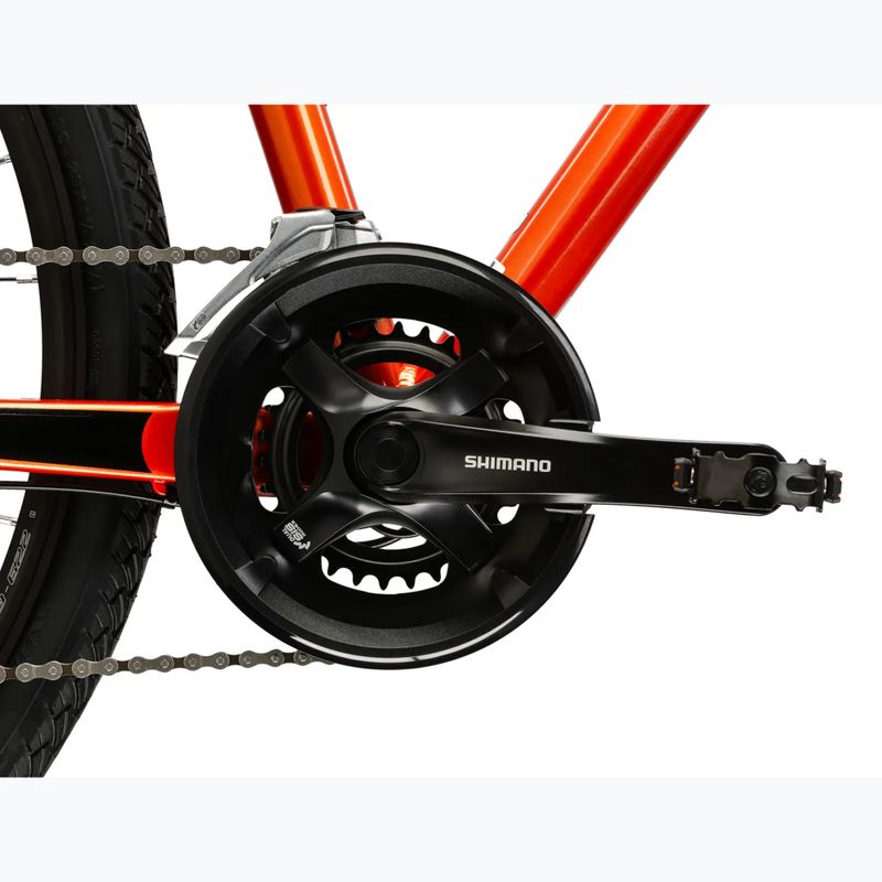 Kroso dviratis KROSS Evado 3.0 orange/black/gloss 10
