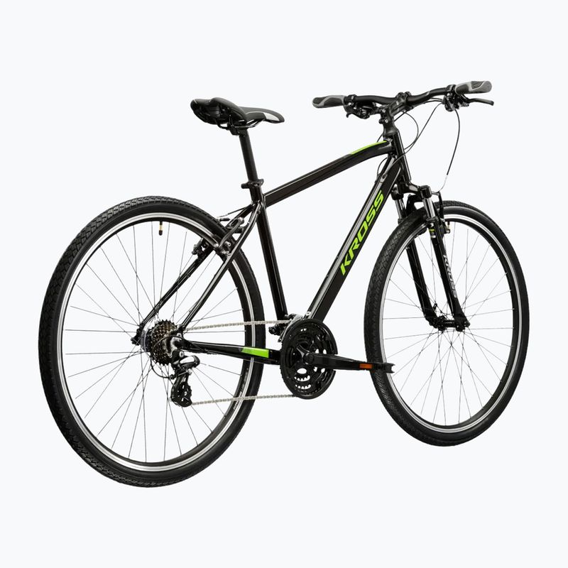 Kroso dviratis KROSS Evado 2.0 black/green/gloss 3