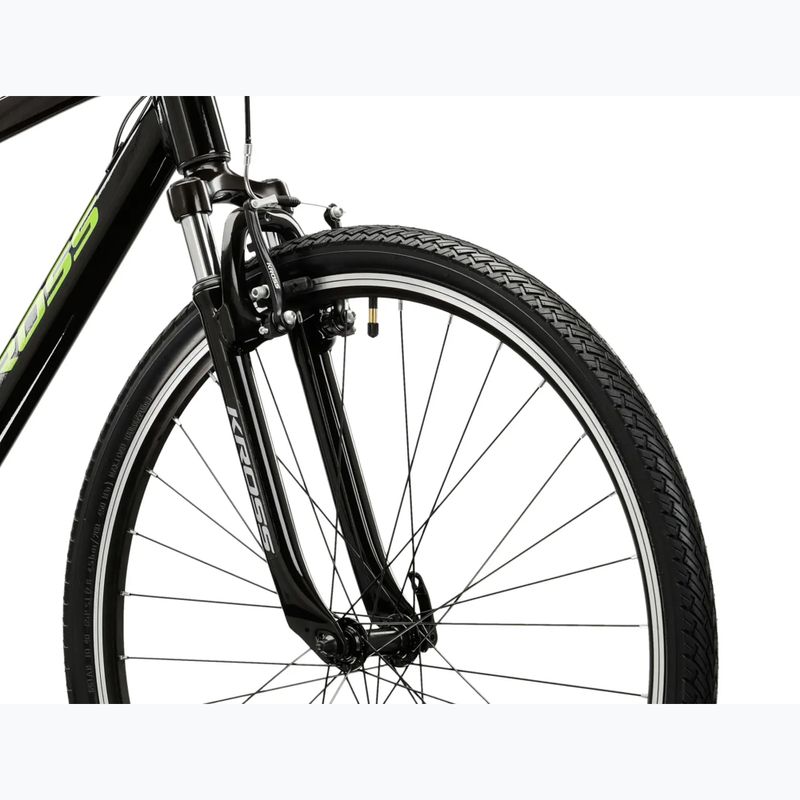 Kroso dviratis KROSS Evado 2.0 black/green/gloss 5