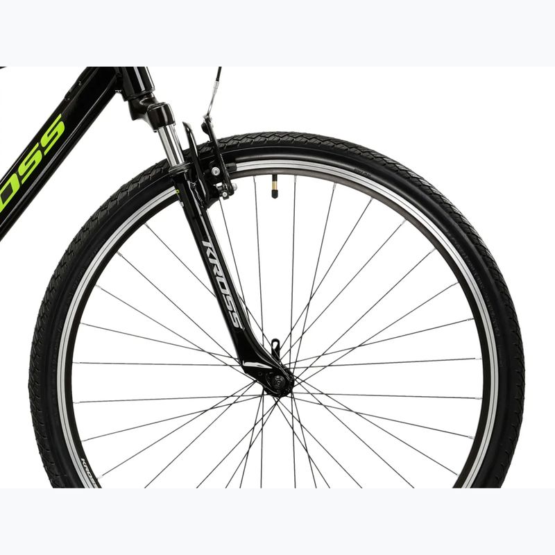 Kroso dviratis KROSS Evado 2.0 black/green/gloss 6