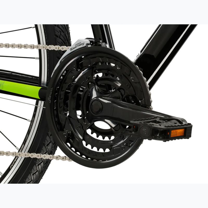 Kroso dviratis KROSS Evado 2.0 black/green/gloss 8