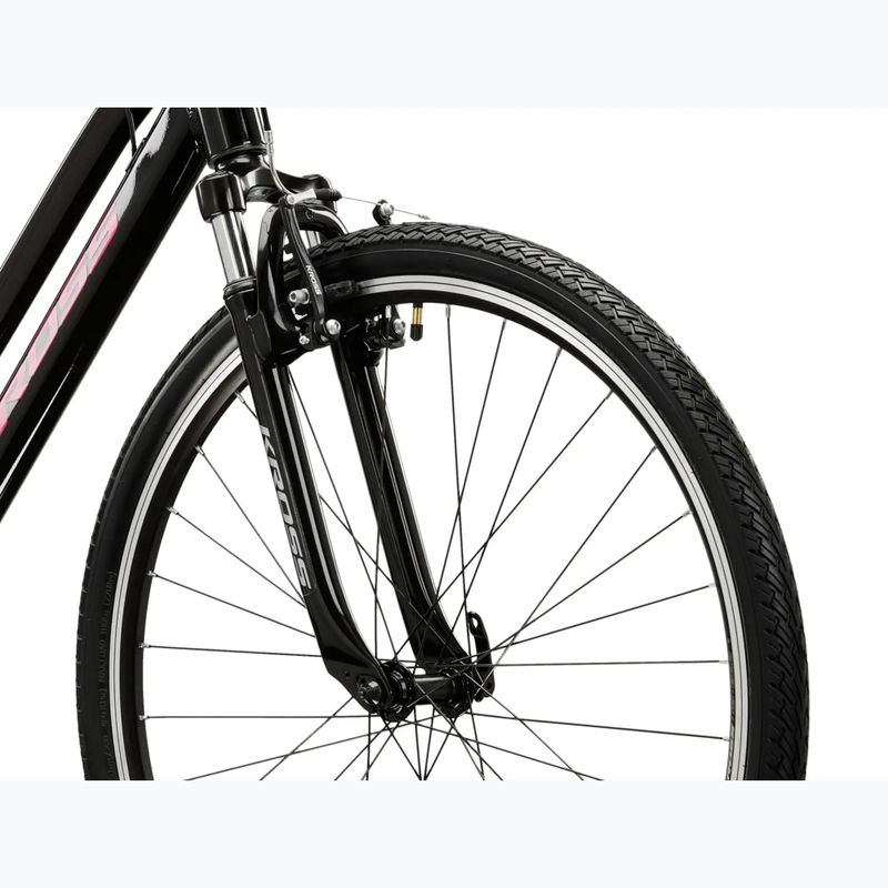 Moteriškas krosinis dviratis KROSS Evado 2.0 In black/pink/gloss 5