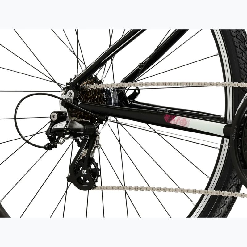 Moteriškas krosinis dviratis KROSS Evado 2.0 In black/pink/gloss 7