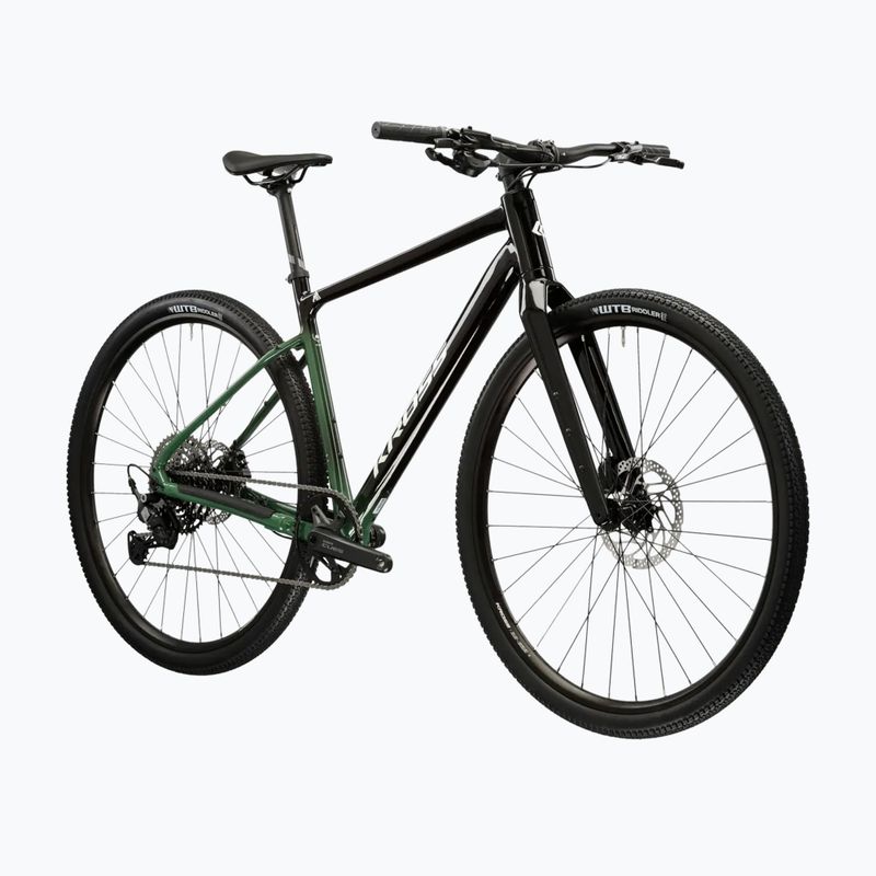 Gravel dviratis KROSS Esker FL black/green/gloss 2