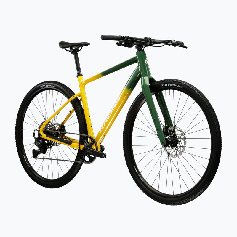 Gravel dviratis KROSS Esker FL green/yellow/gloss 2